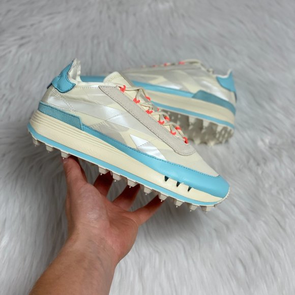 Reebok | Shoes | Reebok Legacy 83 Low Womens Lifestyle Shoes Beige White  Blue Fy7322 New Sz 75 | Poshmark